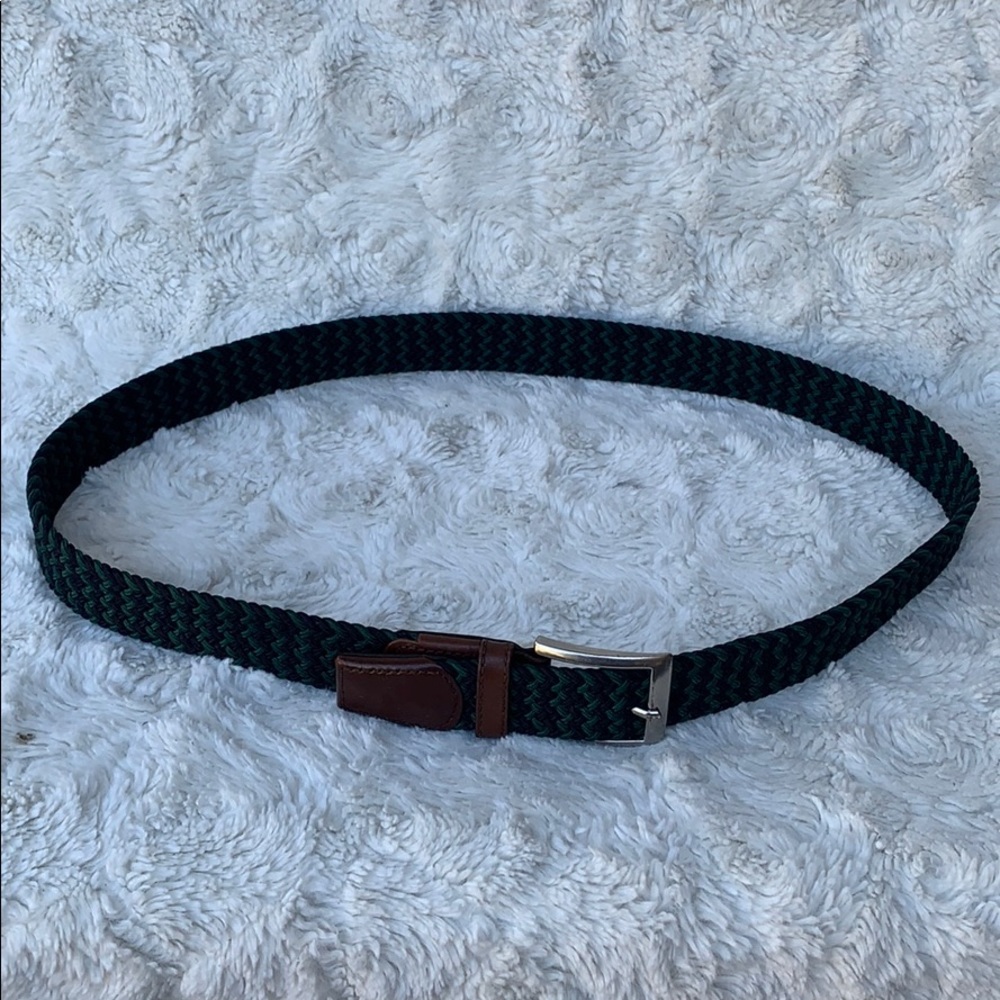 Land’sEnd Blue/Green Braided Belt SzLG-36”-38” - Picture 6 of 7